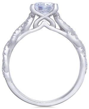 X3 Certified Diamond Engagement Ring Set (1-3/8 Ct. T.w.) In 18k White Gold, Created For Macy's