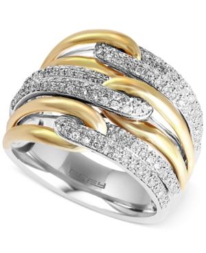 Duo By Effy Diamond Two-tone Ring (5/8 Ct. T.w.) In 14k Gold