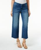 Style & Co Madrid Wash Cropped Wide-leg Jeans, Only At Macy's