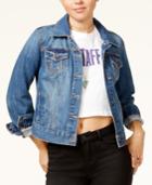 Justin Bieber Purpose Tour Juniors' Patched Denim Jacket