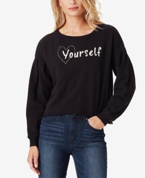 Jessica Simpson Juniors' Dasha Cotton Love Yourself Top