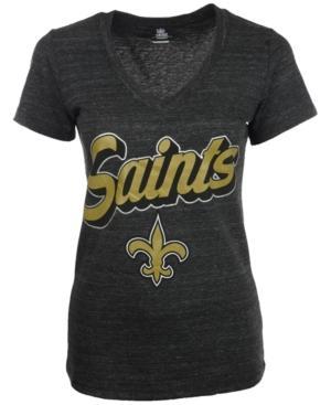 5th & Ocean Women's New Orleans Saints Tri-natural T-shirt