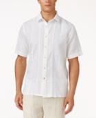 Tasso Elba Embroidered Panel Shirt, Only At Macy's