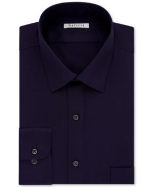 Van Heusen Men's Classic-fit Wrinkle-free Solid Dress Shirt