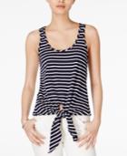 Maison Jules Cotton Tie-hem Tank Top, Only At Macy's