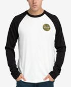 Rvca Men's Motors Fill Logo Raglan T-shirt