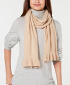 Charter Club Ruffled Cashmere Scarf, Created For Macy's
