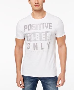 Sean John Men's Positive Vibes Only Rhinestone T-shirt