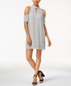 Bar Iii Cold-shoulder Mock-neck Dress, Only At Macy's