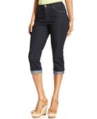 Style&co. Tummy-control Capri Jeans, Rinse Wash