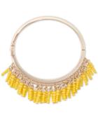Robert Rose For Inc International Concepts Gold-tone Shaky Beads Hinged Bangle Bracelet, Created For Macy's