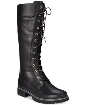 Timberland Women's 14" Premium Lace-up Tall Boots Women's Shoes