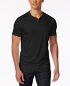 Alfani Men's Covered Placket Henley, Only At Macy's