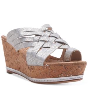 Donald J Pliner Flore Platform Wedge Sandals Women's Shoes
