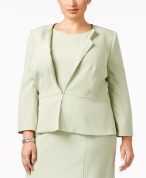 Kasper Plus Size Peplum Blazer