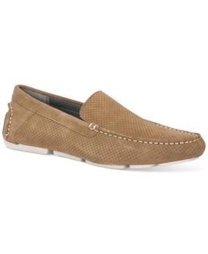 Calvin Klein Miguel Embossed Suede Drivers Men's Shoes