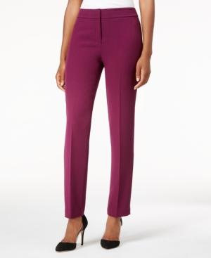 Kasper Crepe Slim-fit Pants