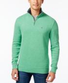 Tommy Hilfiger Men's Ribbed Quarter-zip Sweater