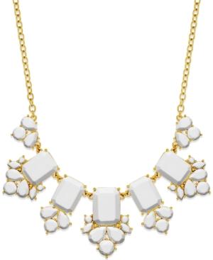 Kate Spade New York Gold-tone Epoxy Stone Necklace