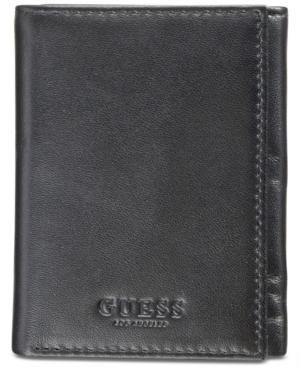 Guess Men's Zephn Trifold Wallet & Chain