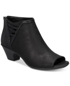 Easy Street Paris Peep-toe Booties Women's Shoes