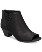 Easy Street Paris Peep-toe Booties Women's Shoes