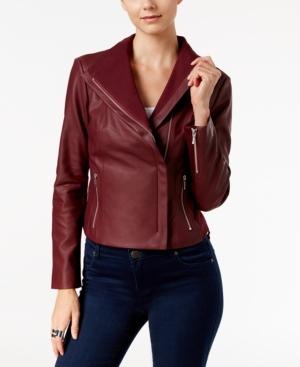 Inc International Faux-leather Moto Jacket, Only At Macy's