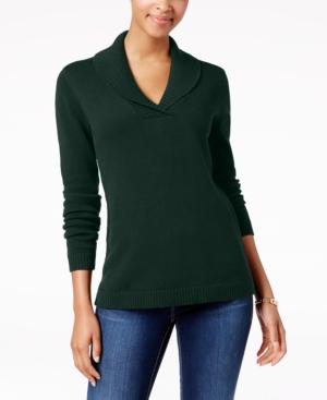 Charter Club Shawl-collar Sweater, Created For Macy's