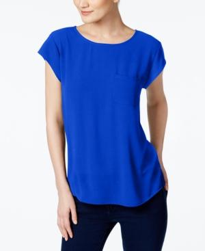 Vince Camuto Mixed-media T-shirt
