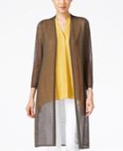 Alfani Petite Lightweight Open-front Duster Cardigan, Only At Macy's