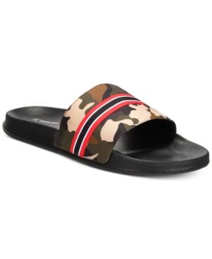 I.n.c. Men's Gemini Camo Shower Slides, Created For Macy's Men's Shoes