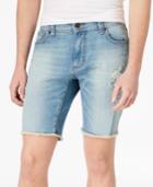American Rag Men's Ripped Cut Off Denim Shorts, Created For Macy's