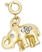 Inc International Concepts Gold-tone Crystal Elephant Charm, Only At Macy's
