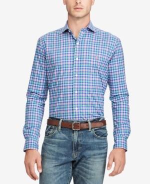 Polo Ralph Lauren Men's Standard-fit Plaid Poplin Shirt