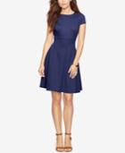 American Living Waffle-knit Jacquard Dress
