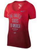 Nike Womens Team Usa Gradient Graphic T-shirt