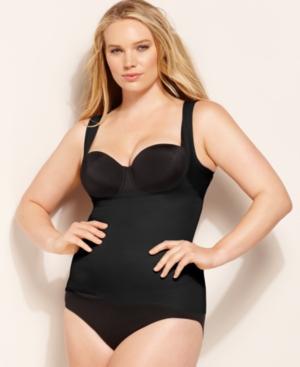 Naomi & Nicole Plus Size Firm Control Open Bust Camisole 7770