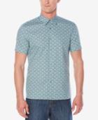 Perry Ellis Men's Micro-floral Stretch Shirt
