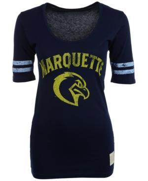 Retro Brand Women's Short-sleeve Marquette Golden Eagles Scoop-neck T-shirt