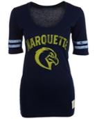 Retro Brand Women's Short-sleeve Marquette Golden Eagles Scoop-neck T-shirt