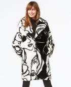 Dawn Levy Faux-fur Sketch-print Coat