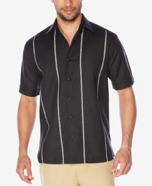 Cubavera Men's Double Inserts Linen Shirt