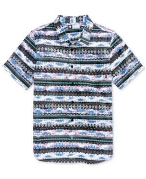 Lrg Men's Tribez Cotton Geo Stripe Shirt