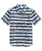 Lrg Men's Tribez Cotton Geo Stripe Shirt