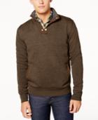 Barbour Men's Spate Snap-collar Sweater