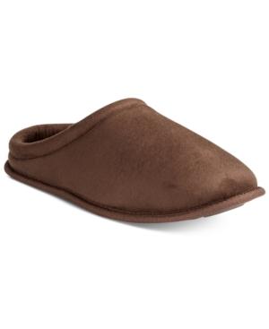 Club Room Men's Faux Suede Memory Foam Clog Slippers, Created For Macy's