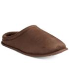 Club Room Men's Faux Suede Memory Foam Clog Slippers, Created For Macy's