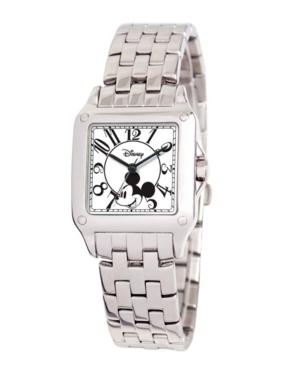 Disney Mickey Mouse Women's Silver Alloy Square Watc