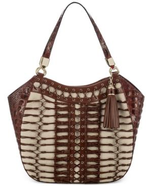 Brahmin Marianna Pecan Paseo Large Tote
