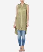 Catherine Catherine Malandrino High-low Pocketed Tunic